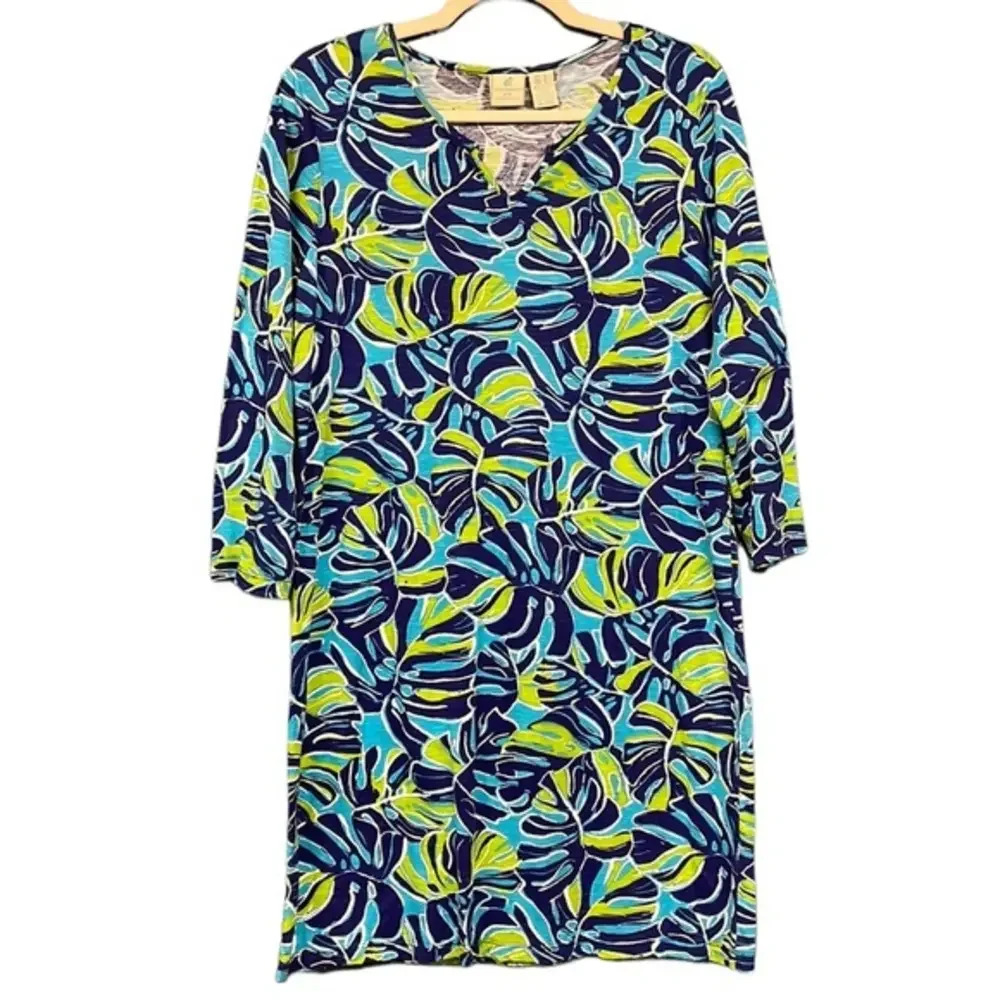 New Tropical Print Caribbean Joe Dress Size Medium (M)